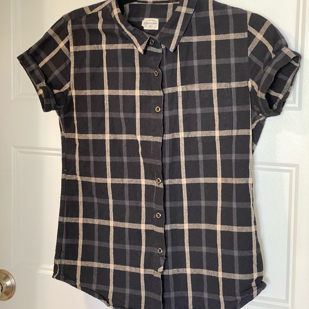 W’s Bridge & Burn Plaid Button Up Shirt